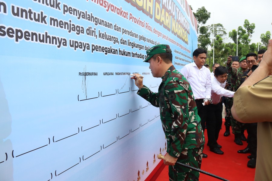 Gempur Narkoba di Jantung Pekanbaru: Satgas Terpadu Riau Bergerak, Pangdam Tegaskan Perang Tanpa Ampun