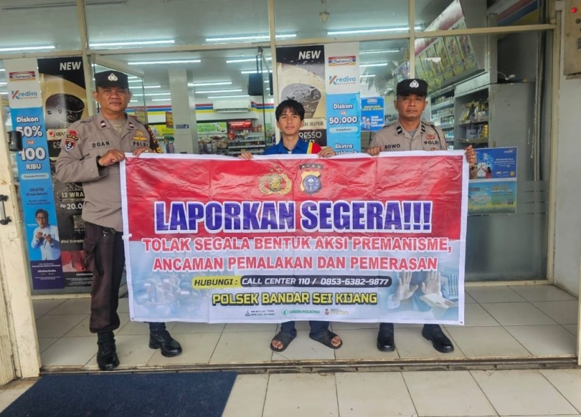 *Masyarakat Diminta untuk Waspada dan Aktif Menolak Premanisme di Wilayah Hukum Polsek Bandar Seikijang*