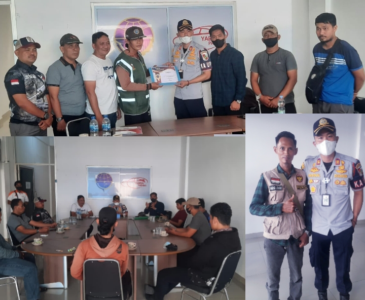 Kepala UPTD Perparkiran Dishub Kota Pekanbaru dan PT YSM Berikan Reward Kepada Juru Parkir Yang Gagalkan Aksi Jambret Di Arifin Ahmad
