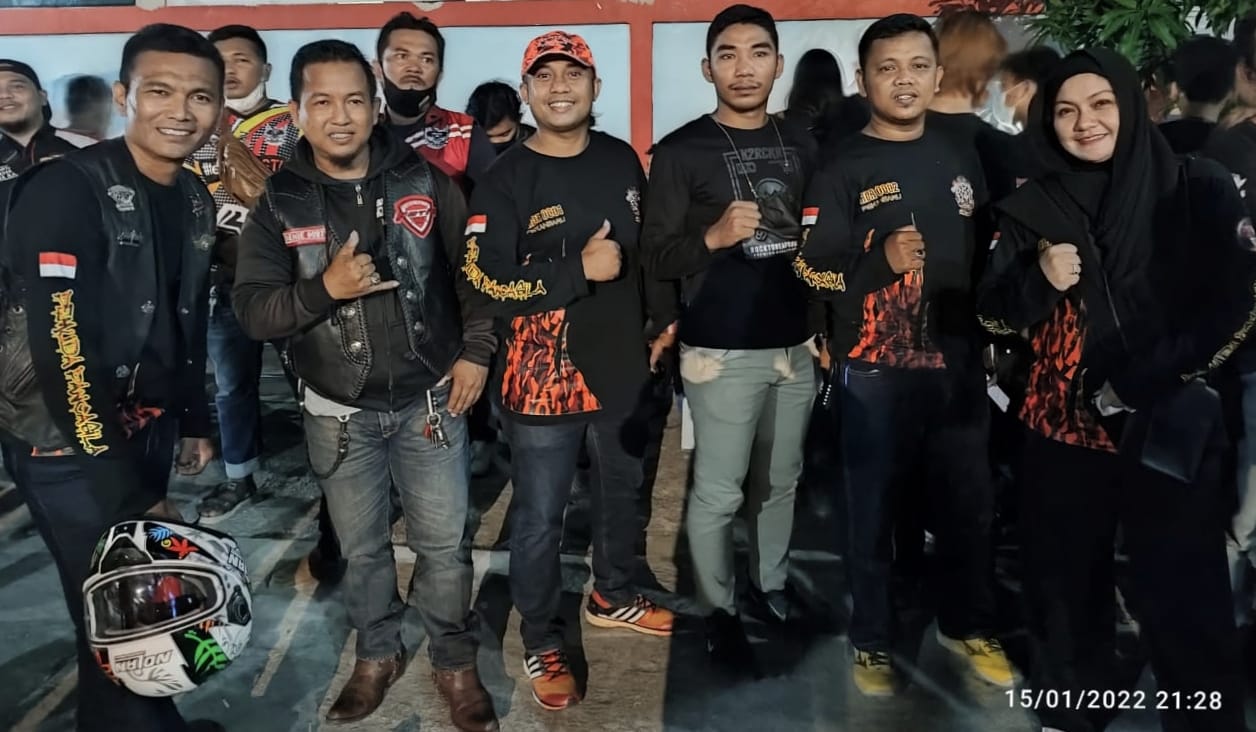 Riders Motor MPC Pemuda Pancasila  kota Pekanbaru Melakukan Temu Kangen