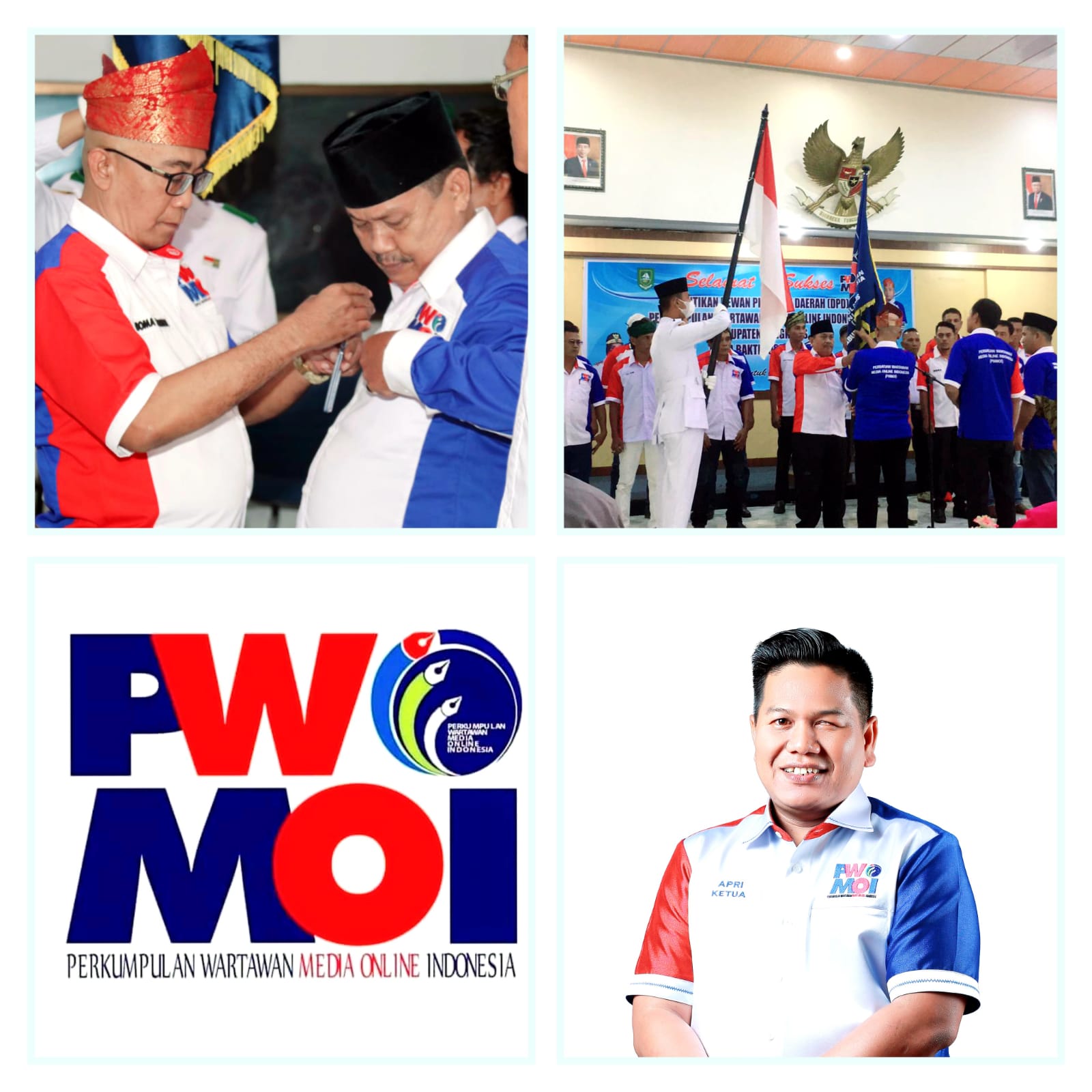 Meriahnya Pelantikan DPD PW MOI Kabupaten Bengkalis Diapresiasi Ketua DPD PW MOI Pekanbaru