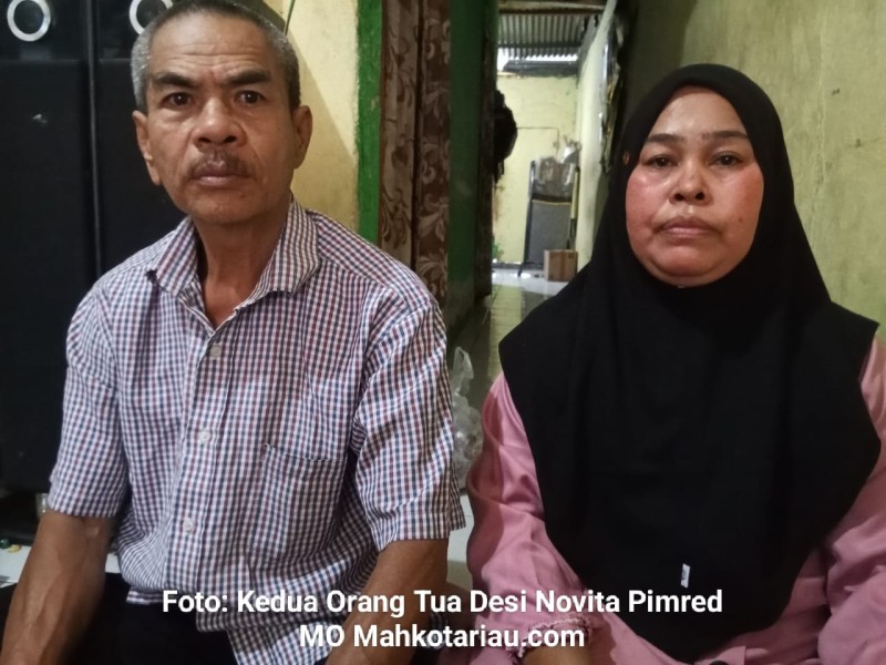 Di Fitnah Secara Keji, Kedua Orang Tua Desi Novita Pimred MO Mahkota Riau Angkat Bicara Dan Akan Melaporkan Ke APH