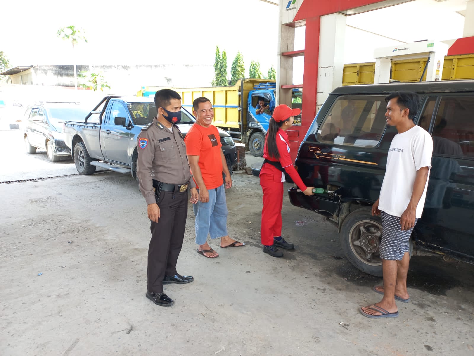 Polres Rohil Dan Polsek Jajaran Minotoring Ketersediaan Bio Solar di- 16  SPBU Wilayah Rohil