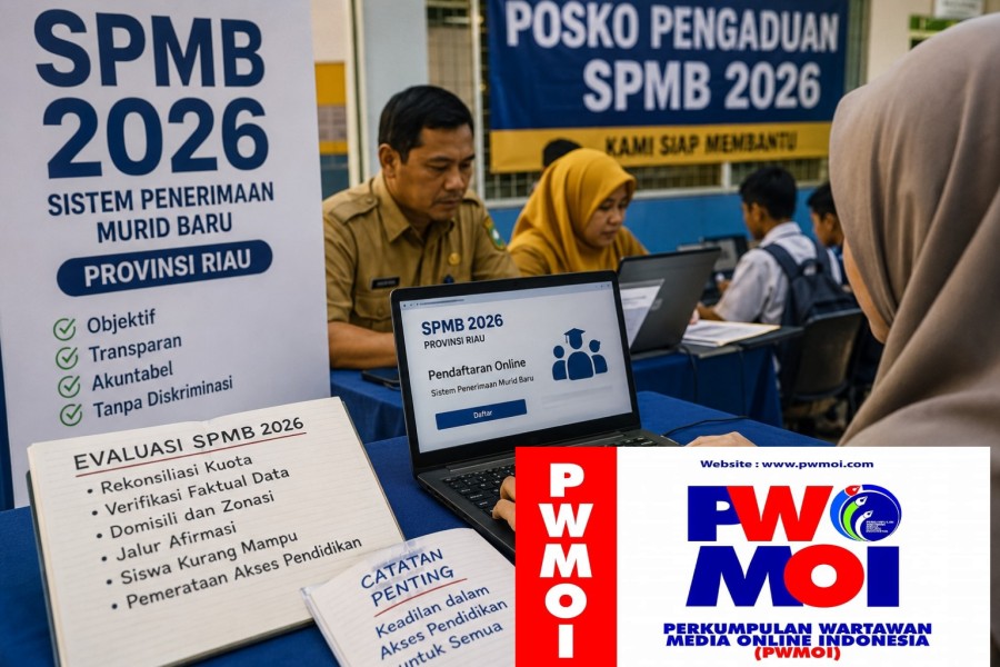 PWMOI Riau Apresiasi SPMB 2026, Namun Soroti Rekonsiliasi Kuota dan Nasib Siswa Kurang Mampu