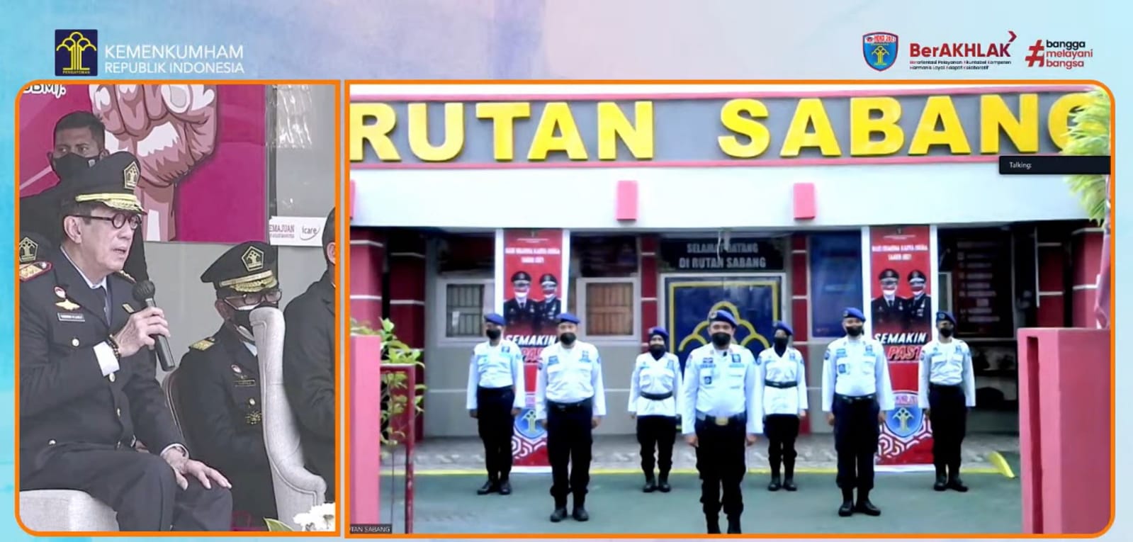 Yasonna Sapa Jajaran Kemenkumham, dari Sabang Hingga Los Angeles