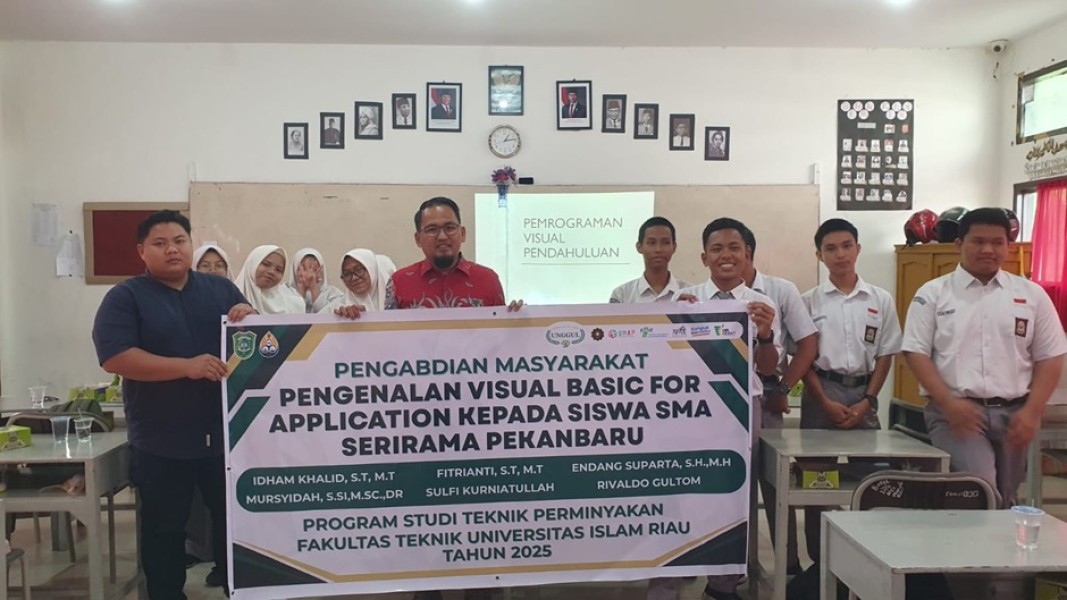 Pengenalan Visual Basic for Application (VBA) kepada Siswa SMA Serirama Pekanbaru, Upaya Tingkatkan Literasi Digital Generasi Muda