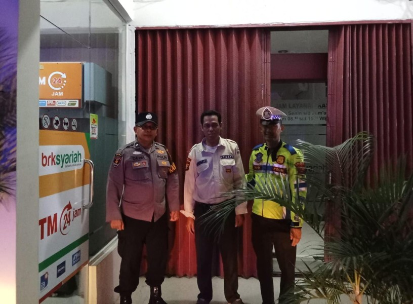 Polsek Bandar Seikijang Gelar Patroli C3 & Blue Light, Siap Amankan Bulan Ramadhan
