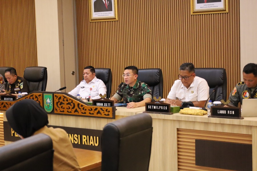 Kodam XIX Tuanku Tambusai Perkuat Sinergi Pengamanan Kunjungan Wakil Presiden RI di Riau