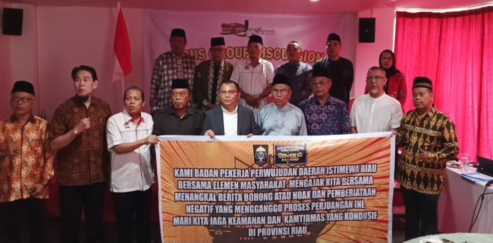 Badan Pekerja Perwujudan DIR dan LAMR Taja Wacana Pengusulan Daerah Istimewa Riau (DIR)