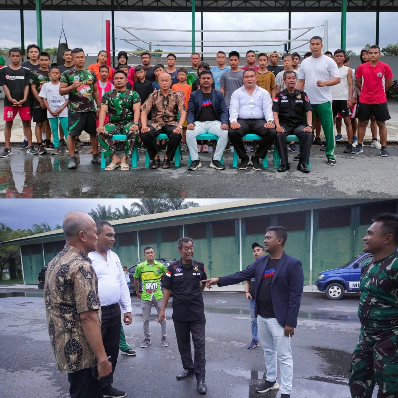Jelang Porprov Riau, Ketum Yasir Tinjau Cabor Tinju Gelar Seleksi Atlet