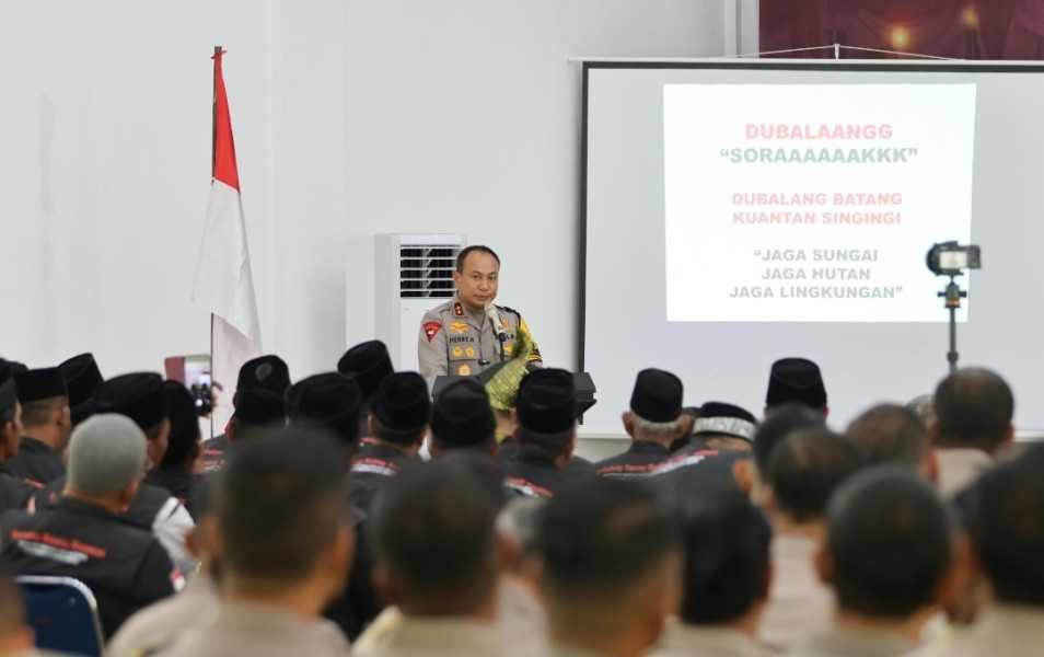 Kapolda Riau Buka Pelatihan Dubalang Batang Kuantan, Penjaga Adat dan Ekologi
