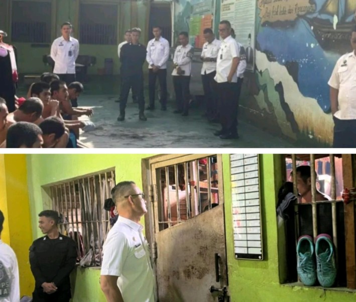 Jaga Stabilitas Keamanan Akhir Tahun, Kalapas Pekanbaru Tinjau Langsung Blok Hunian Warga Binaan