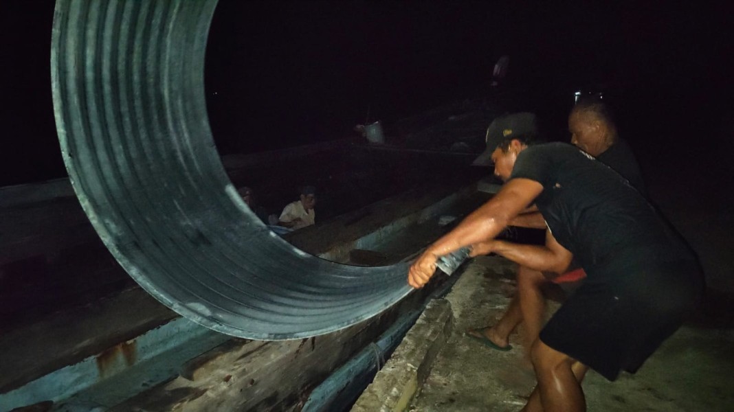 Kodam XIX/ Tuanku Tambusai, Tuntaskan Pergeseran material Jembatan Armco ke titik lokasi pembangunan jembatan Armco di Wilayah Riau dan Wilayah Kepulaun Riau.