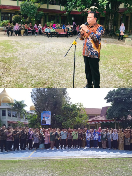 Diskes Provinsi Riau Kembali Adakan Parade Tenaga Kesehatan Inspirasi Anak Sekolah, ke Madrasah Aliyah Negeri Kota Pekanbaru di HKN Ke-59 Tahun 2023