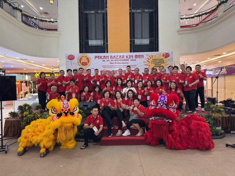 Bazar Kin Men Riau Dimulai, Pengunjung Dimanjakan Hampir Seratus Stan dan Berbagai Lomba Mandarin