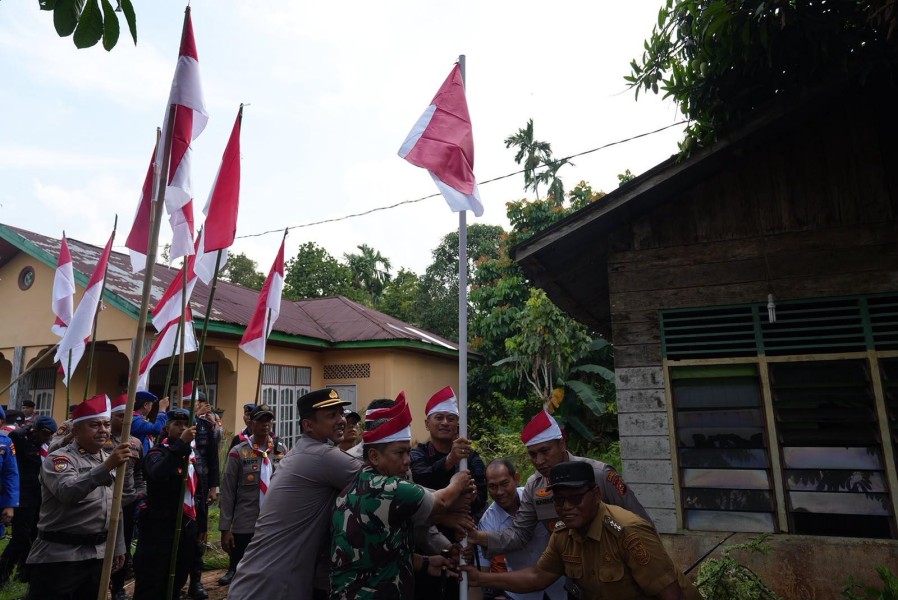 Ekspedisi Merah Putih Presisi Hadir di Okura, Jejak Kehadiran Negara dari Tepian Sungai Siak