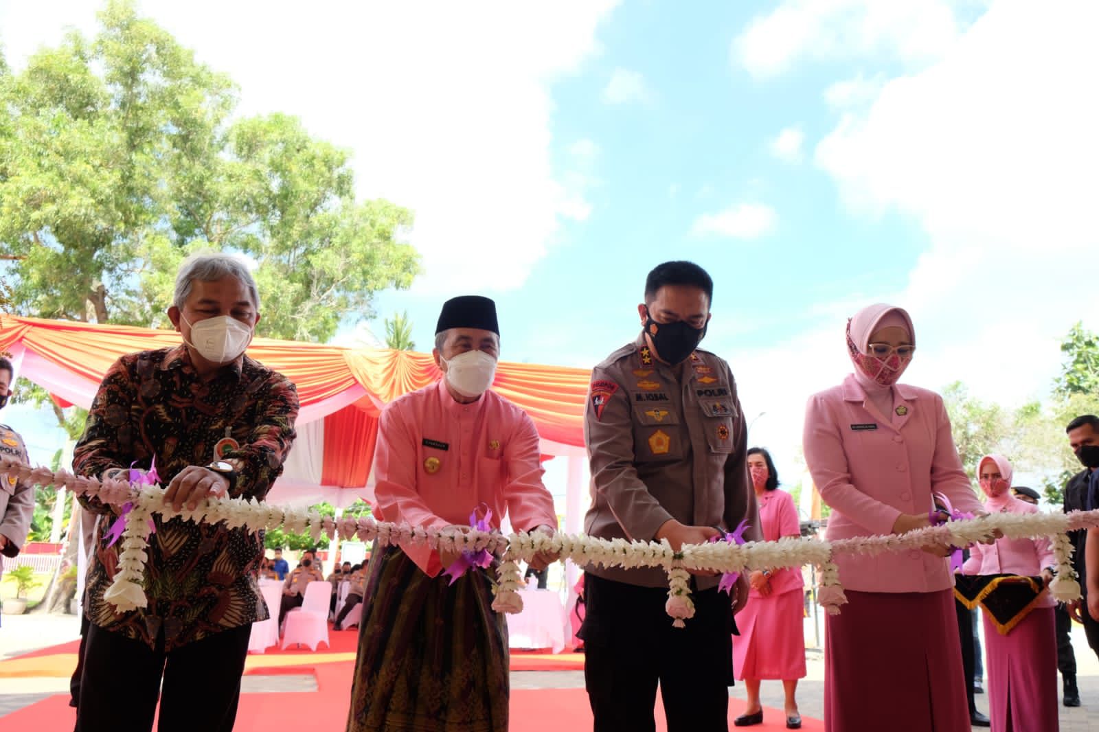 Gedung Serbaguna Lancang Kuning Kemala Bhayangkari Diresmikan, Ketua  Bhayangkari Daerah Riau : Kami Ingin Memberikan yang Terbaik Untuk Masyarakat