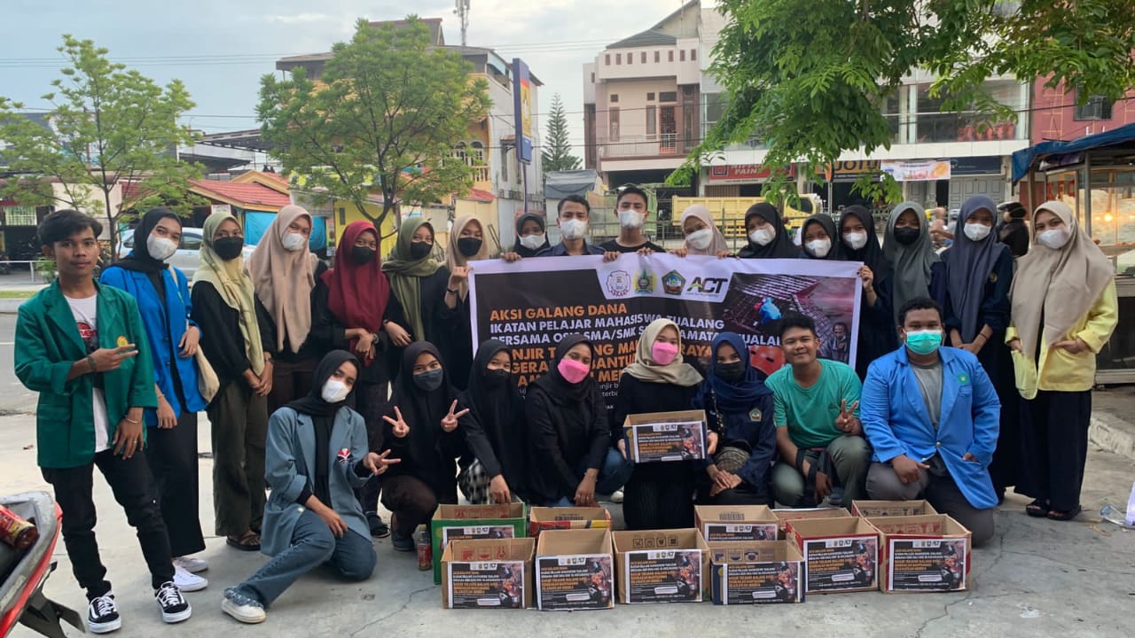 Peduli Bencana Banjir Bandang di Malang, IPMT Bersama Osis Se-Tualang Lakukan Aksi Kemanusiaan Galang Dana