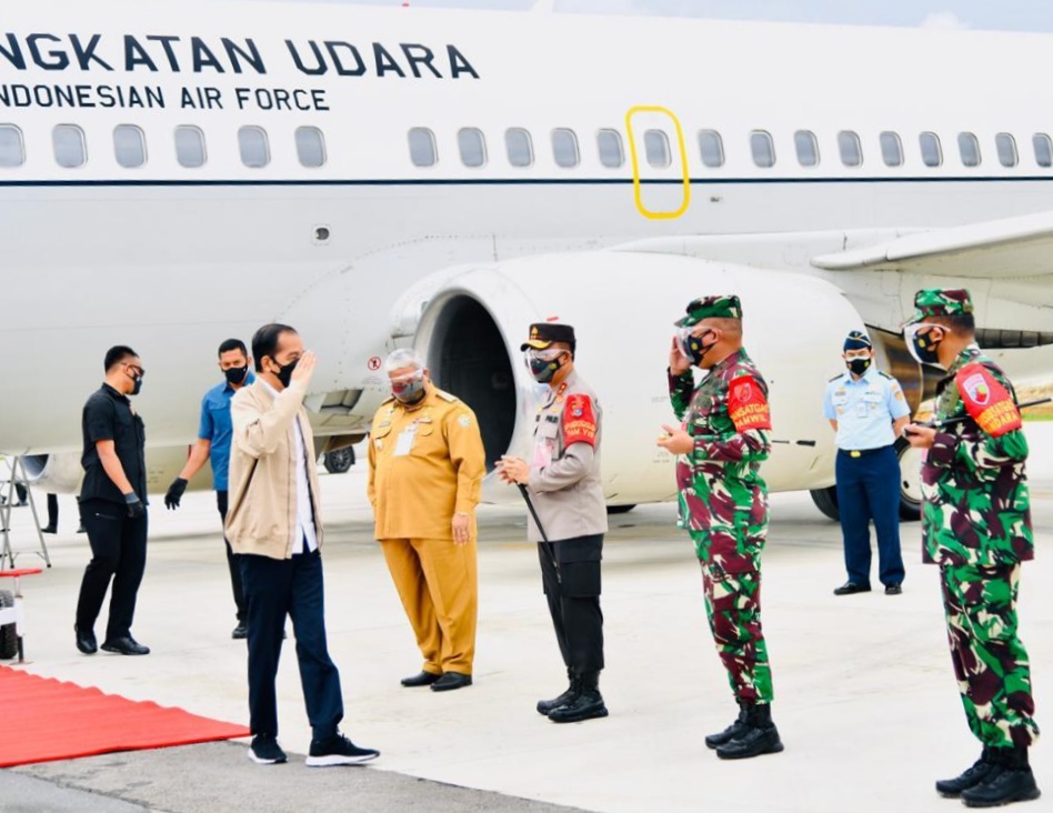 Bertolak ke Kendari, Presiden Jokowi Ingin Pastikan Pemda Aktif dalam Penanganan Covid-19