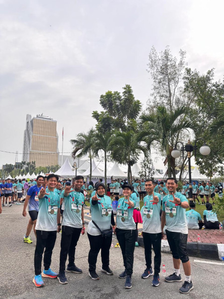 Lapas Pekanbaru Ikut Meriahkan Riau Bhayangkara Run 2024