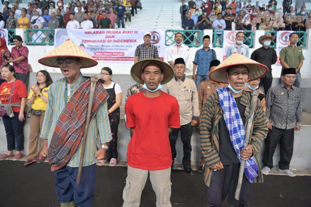 Musra III Daerah Riau Sukses Digelar Gubri sebut Musra Ruang Terbuka Demokratis, Wamendes Harap Program Pembangunan Dilanjutkan