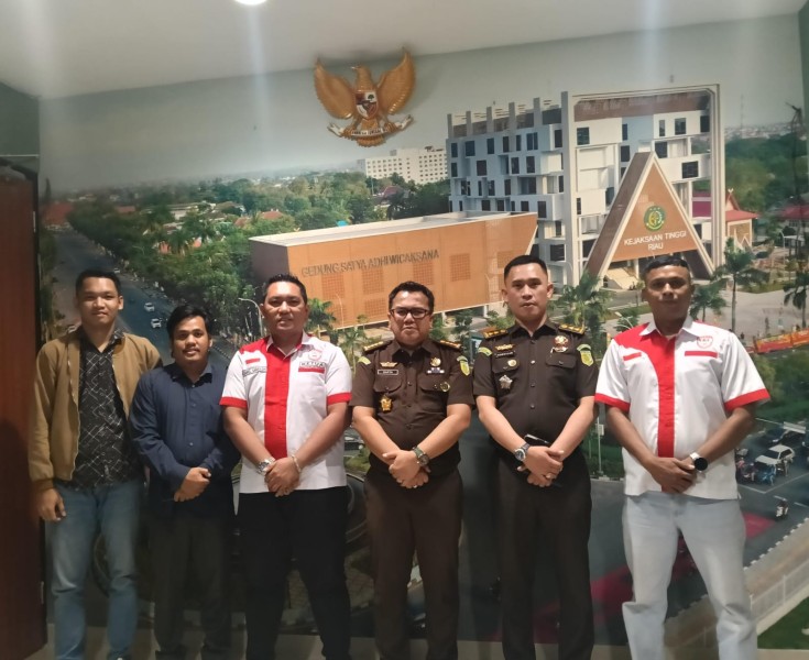 Pemuda LIRA Riau Temui Kejati, Tegaskan Komitmen Kawal Pemberantasan Korupsi
