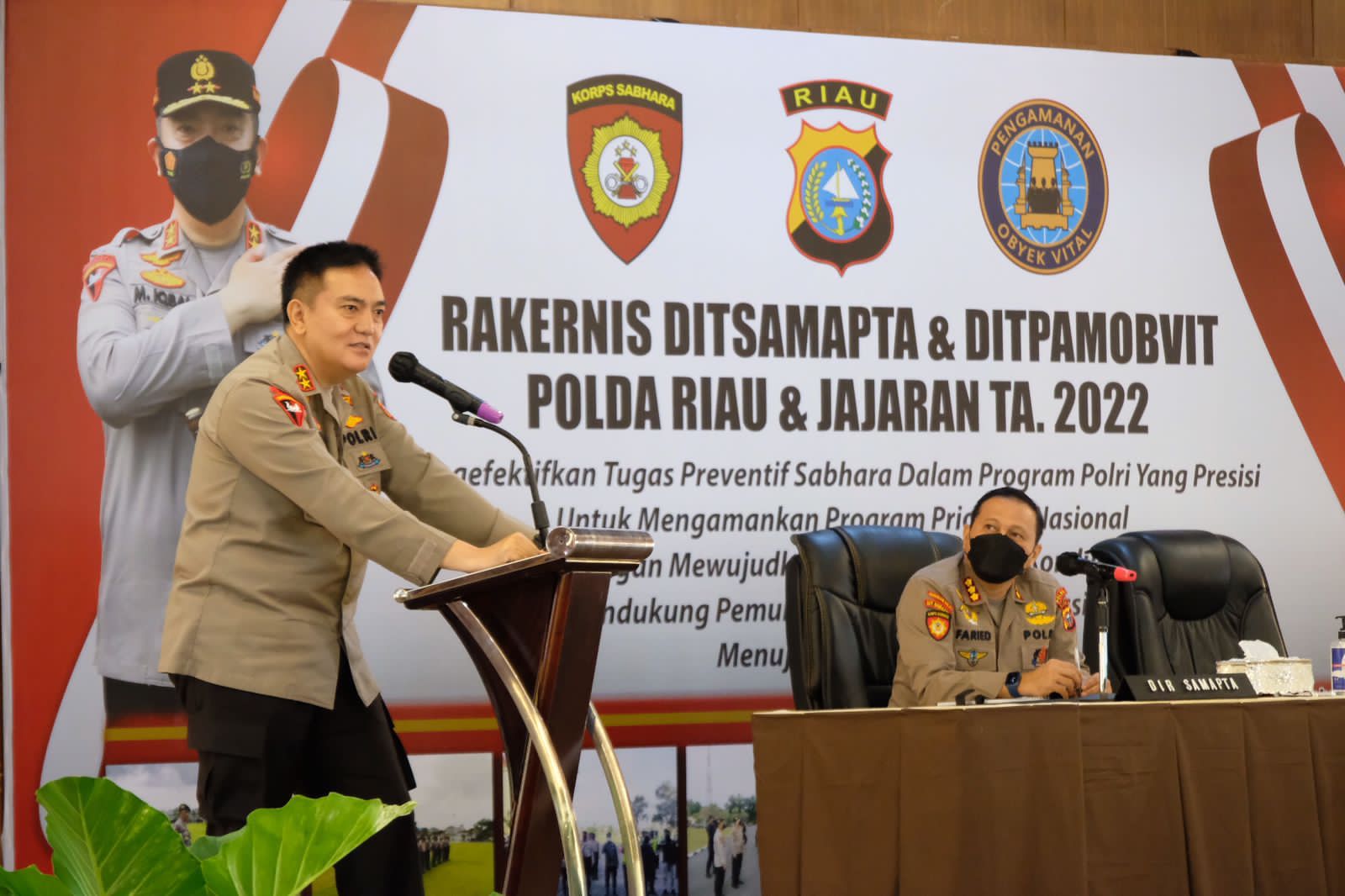 Buka Rakernis, Kapolda Riau Irjen Iqbal Ingatkan Anggota Sabhara dan Obvit Bersikap Humanis Sehingga Dicintai Masyarakat