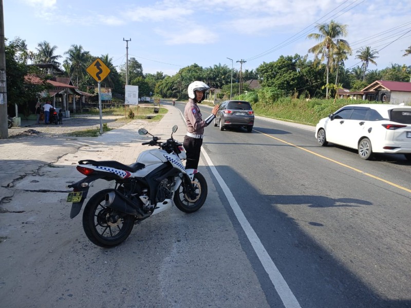 “Giat Preventif Patroli dan Pengaturan Arus Lalu Lintas di Jalan Lintas Timur KM 25-38”