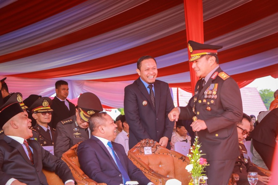 Wako Pekanbaru Hadiri Peringatan HUT Bhayangkara ke-79