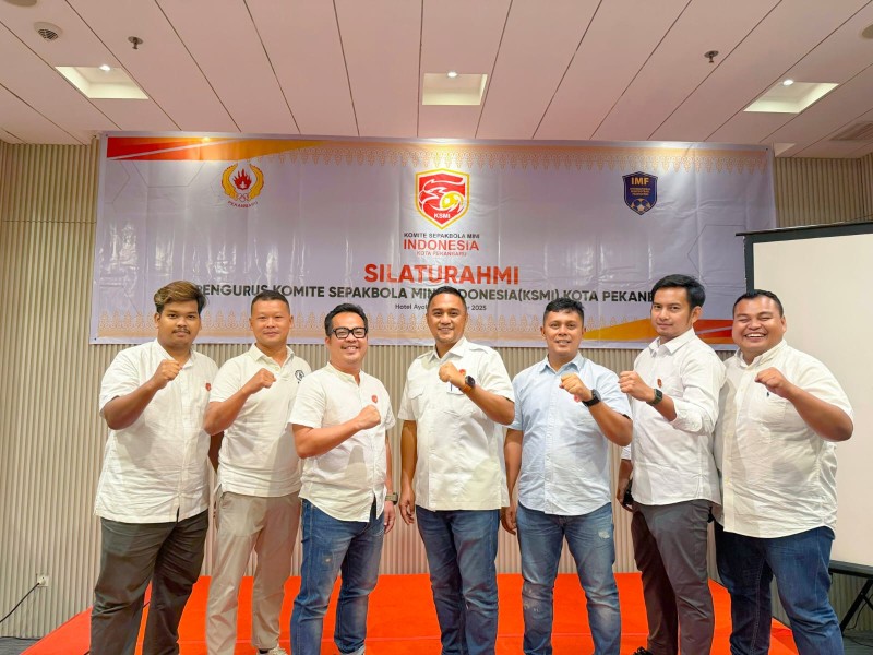 Sah Terdaftar di KONI, Komite Sepakbola Mini Indonesia (KSMI) Kota Pekanbaru Tancap Gas Gelar Silaturahmi Pengurus