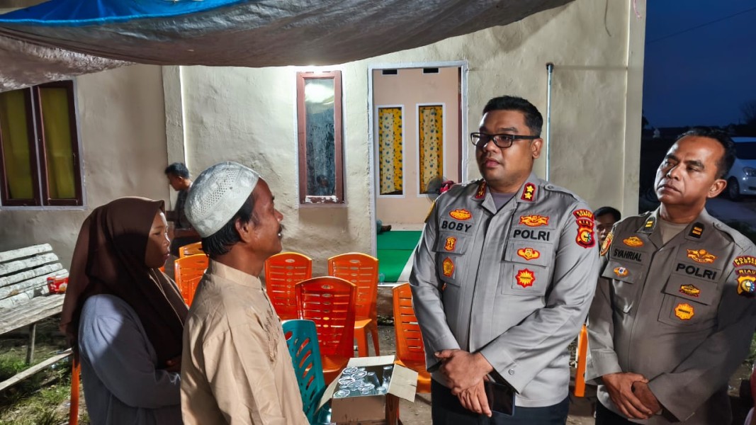 Kapolres Kampar Sampaikan Belasungkawa, Ungkap Fakta Baru Lokasi Tenggelamnya Balita di Tambang Bukan Galian C