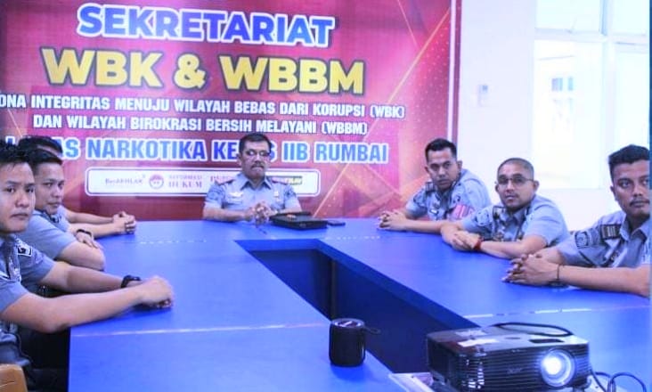 Lapas Narkotika Rumbai Ikuti Rapat Percepatan Program dan Pelaksanaan Anggaran Tahun 2025 Serta Tindak Lanjut SKB 3 Menteri