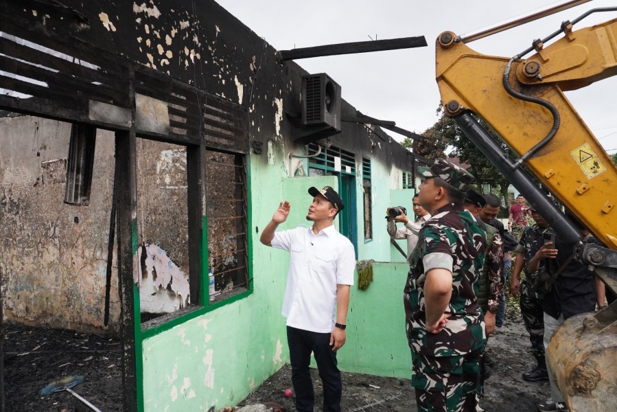 Korem 031/Wira Bima Bersama Pemerintah Kota Pekanbaru Gelar Apel Gabungan Gotong Royong Pemulihan