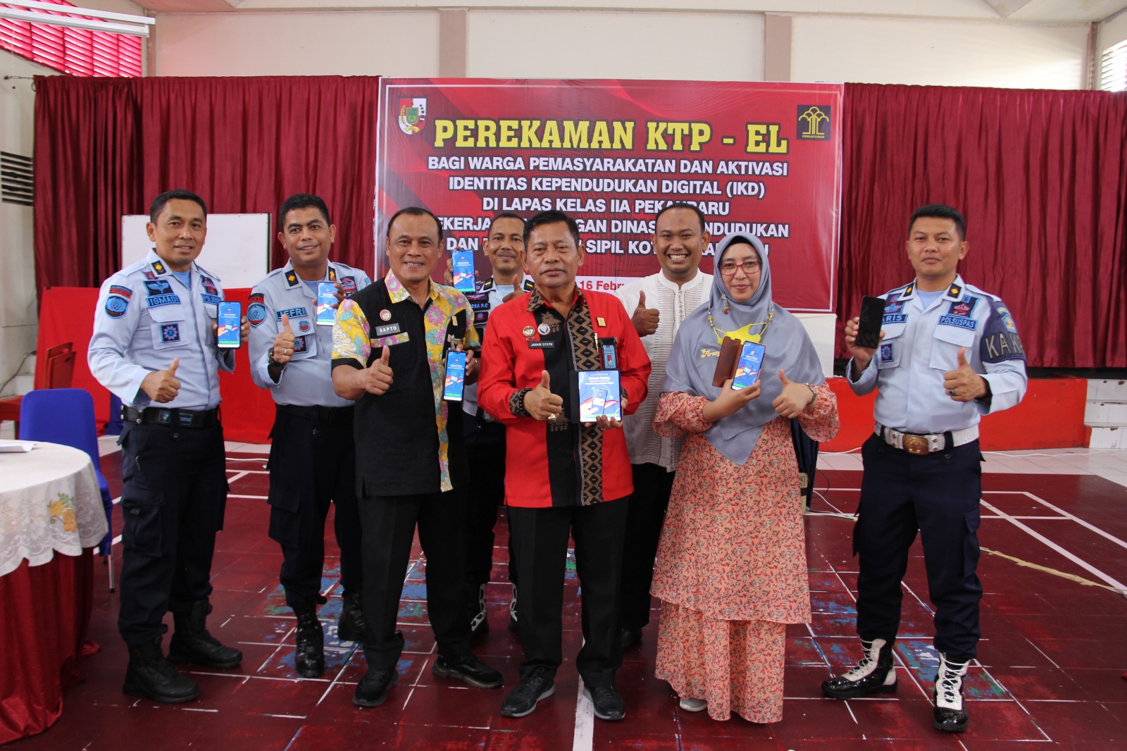 Kemenkumham Riau Bersama Disdukcapil Pekanbaru Lakukan Pendataan Warga Binaan Jelang Pemilu 2024