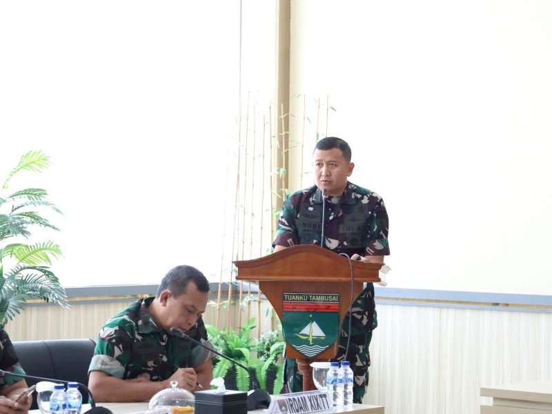 Kodam XIX/Tuanku Tambusai Evaluasi Progjagar 2026, Sinkronkan Pelaksanaan Program Hingga Satuan Jajaran