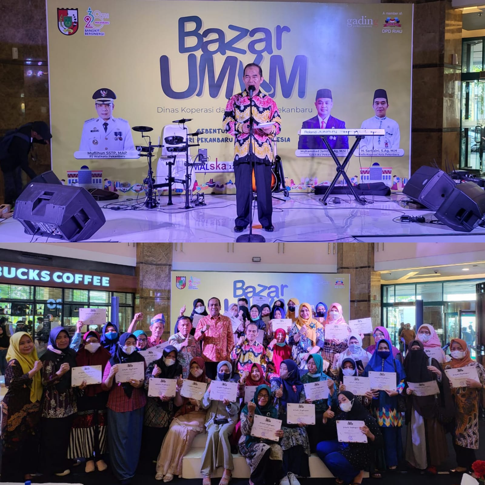 Tutup Bazar UMKM, Diskop Pekanbaru Bantu Promosikan Hasil Kreatifitas Pelaku UMKM Melalui Bazar