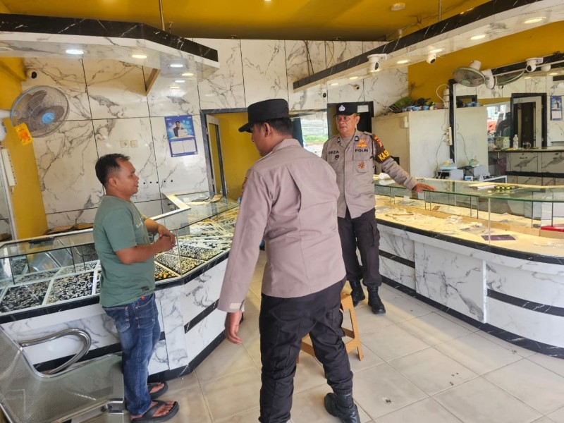 Polsek Bandar Sei Kijang Laksanakan Kegiatan Rutin Yang Ditingkatkan (KRYD) Sasaran Objek Vital