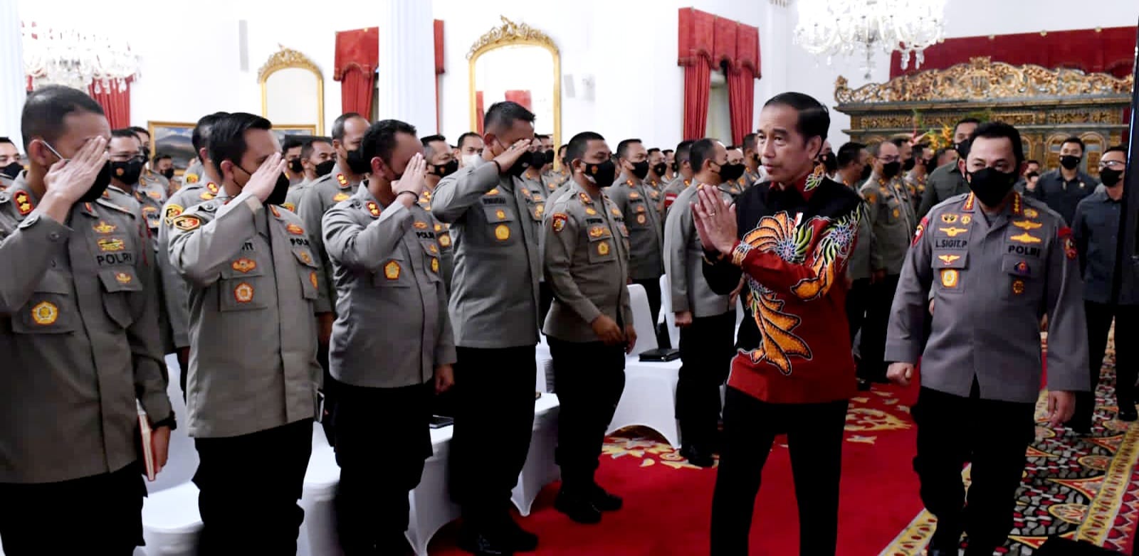 Lima Arahan Presiden Jokowi kepada Jajaran Polri