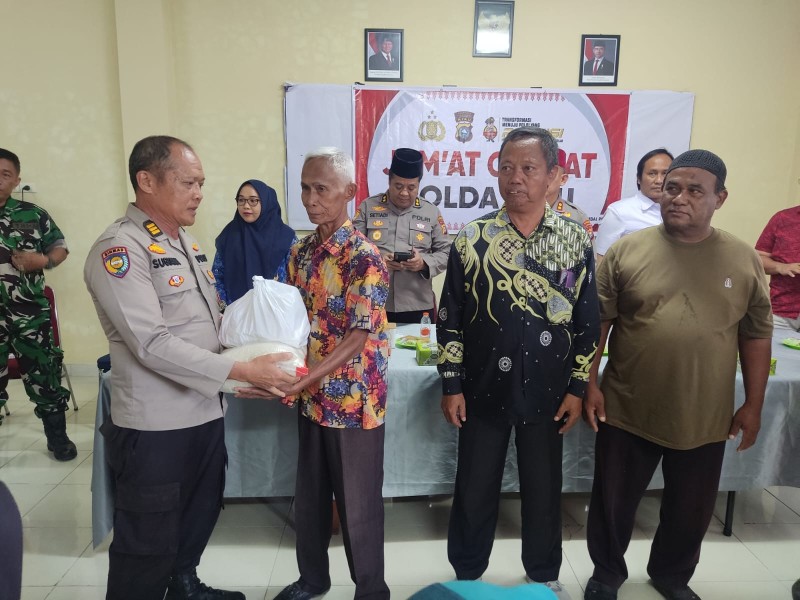 Polda Riau dan Polresta Pekanbaru Gelar Kegiatan Jum’at Curhat