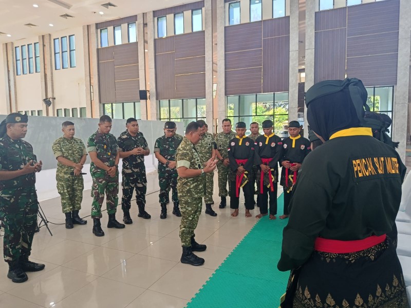 Atlet PSM Kodam XIX Tuanku Tambusai Ikuti Lomba Pencak Silat Militer Virtual TNI AD TA 2026