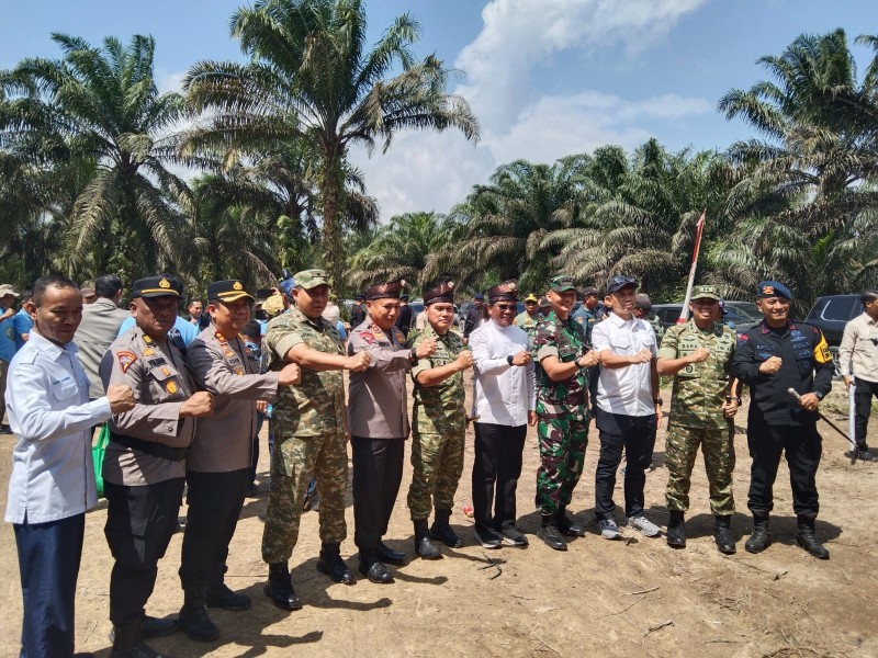 Kodam XIX/Tuanku Tambusai Dukung Launching Relokasi dan Pemulihan Kawasan TNTN