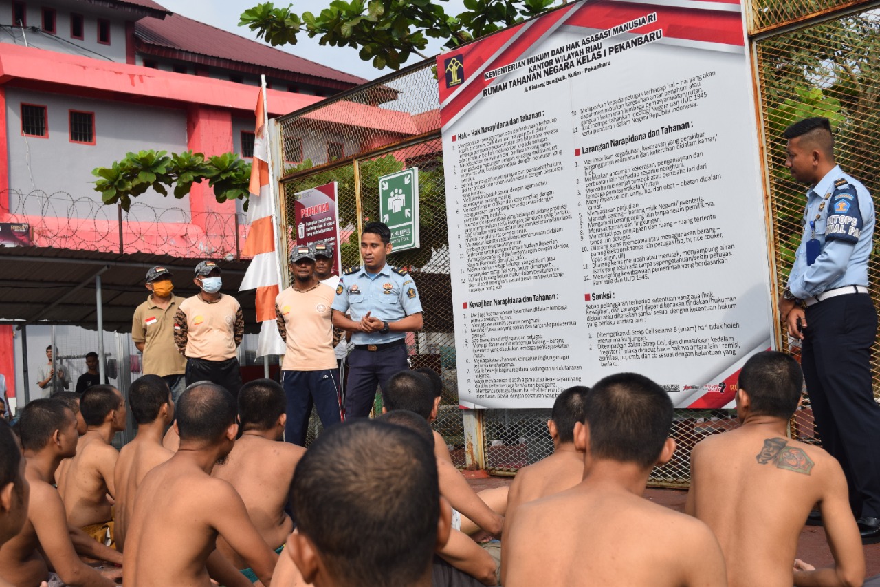 Mapenaling Menjadi Sarana Mengedukasi dan Memotivasi WBP Rutan Pekanbaru