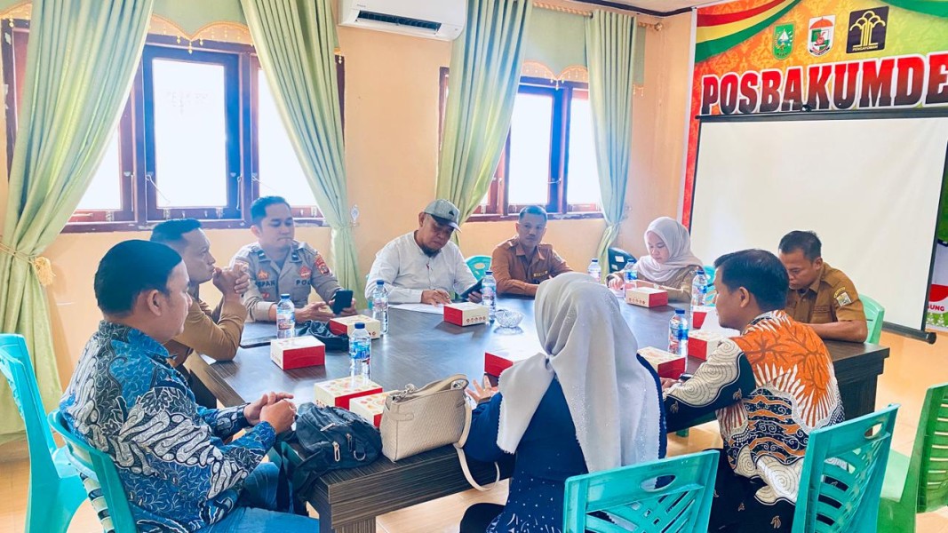 Bhabinkamtibmas Desa Lubuk Ogung Laksanakan Rapat IBM