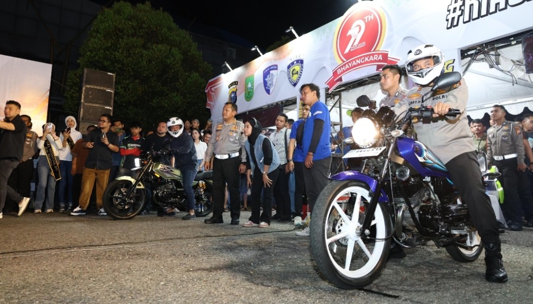 Polda Riau Gelar Bhayangkara Drag Bike 2025, Dukung Riau Zero Balap Liar
