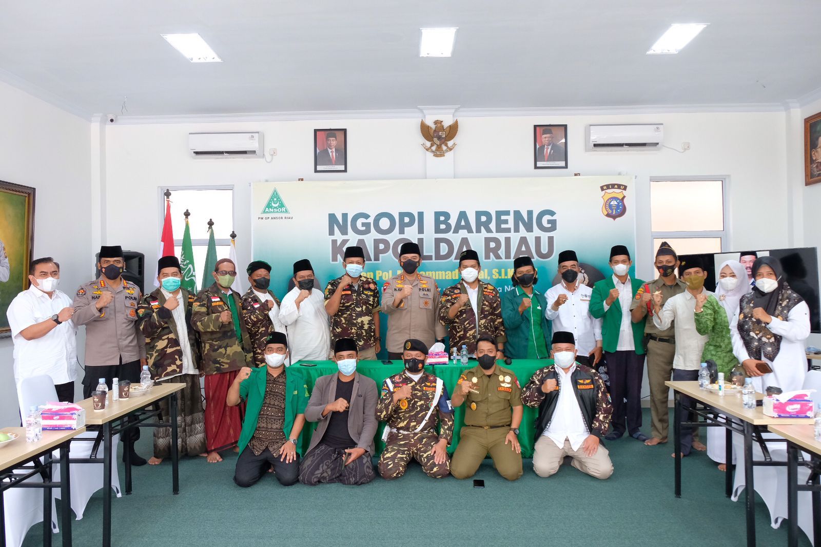 Silaturahmi Ke GP Ansor Provinsi Riau, Kapolda Riau Irjen Pol Iqbal : Sinergi Untuk Masyarakat Riau