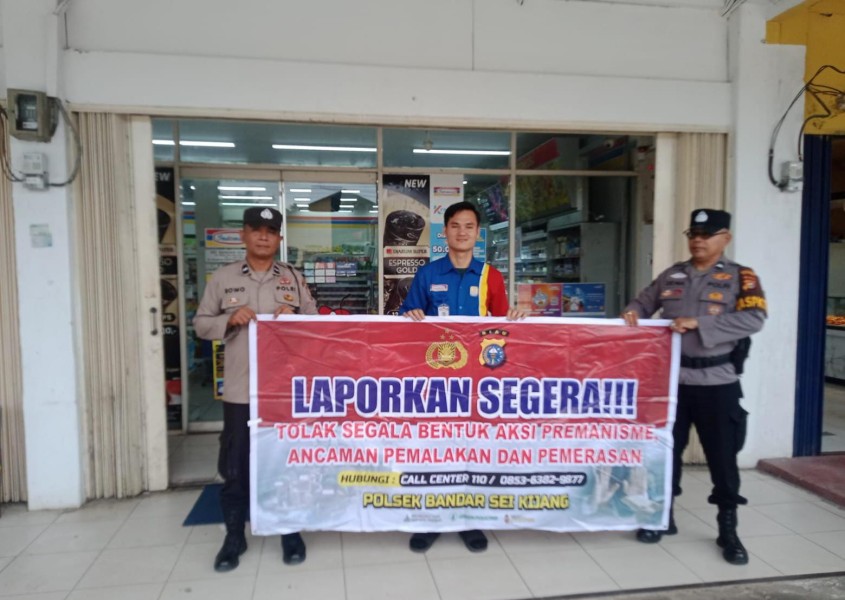 Polsek Bandar Seikijang Kembali Laksanakan Sosialisasi Untuk Menolak Premanisme