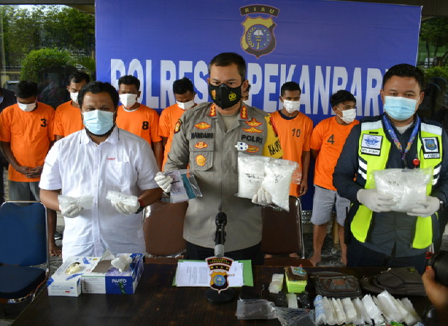 4 Kg Sabu Diamankan dari Sindikat Narkoba Jaringan Malaysia
