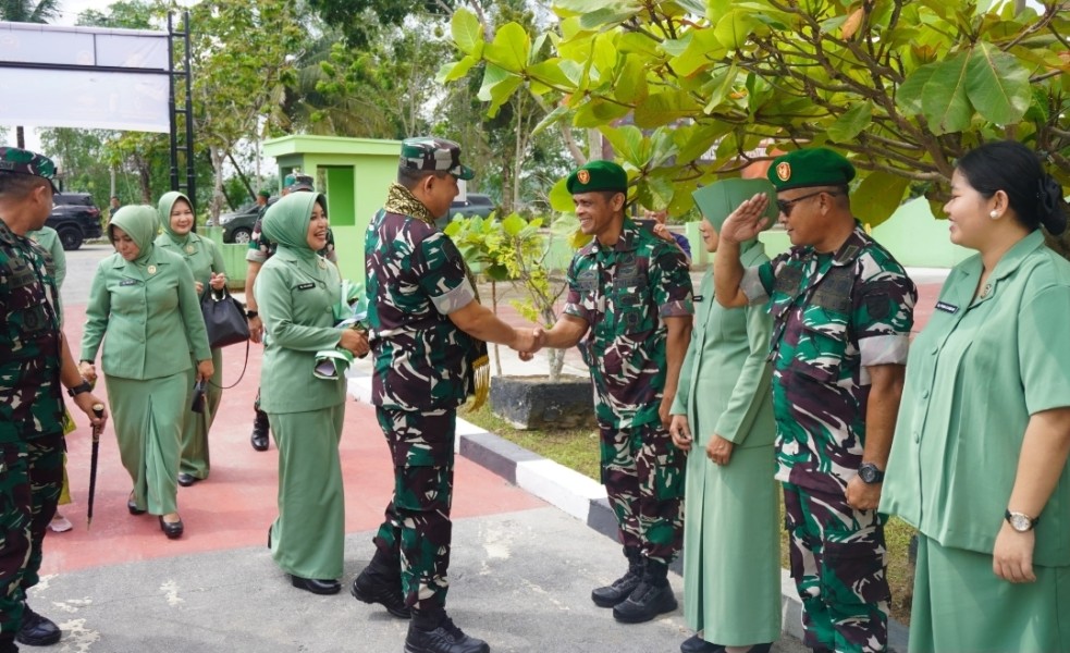 Kunjungan Kerja Danrem 031/WB ke Kodim 0321/Rohil,