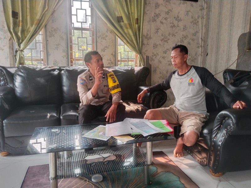 JAGA HARKAMTIBMAS, BHABINKAMTIBMAS DESA MUDA SETIA AIPDA BOBI RESKI SAMBANG WARGA
