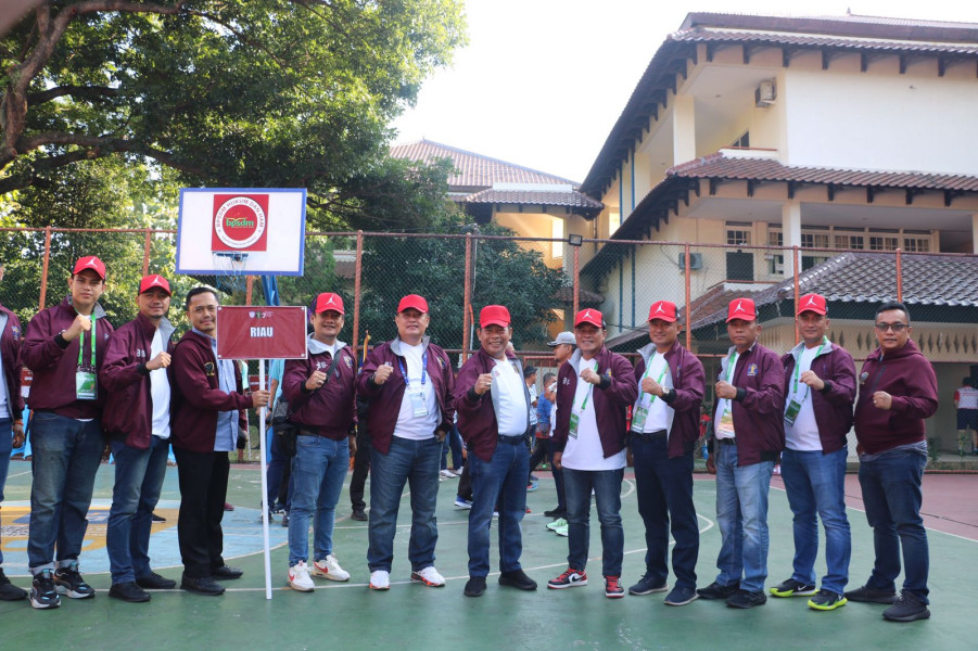 Semarakkan Hari Kemenkumham HDKD Ke - 78, Kanwil Kemenkumham Riau Utus Atlet Terbaiknya Dalam Turnamen Tenis Lapangan